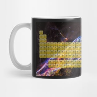 Veil Nebula Periodic Table Mug